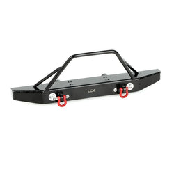LCX Racing 1/6 RC Crawler Car CNC HD Metal Front Bumper Set for Axial SCX6 Upgrades Parts Accessories