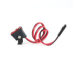 LCX Racing 1/10 RC Crawler Car 4 LED Light Square Lamp 2pcs for Axial SCX10 II III Traxxas TRX4 TRX6 Gen8 Upgrades Accessories