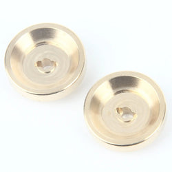 LCX 1/24 RC Crawler Brass Axle Counter Weight Wheel Hex 6.4g/pcs for Axial SCX24 AX24 Upgrades Parts Accessories