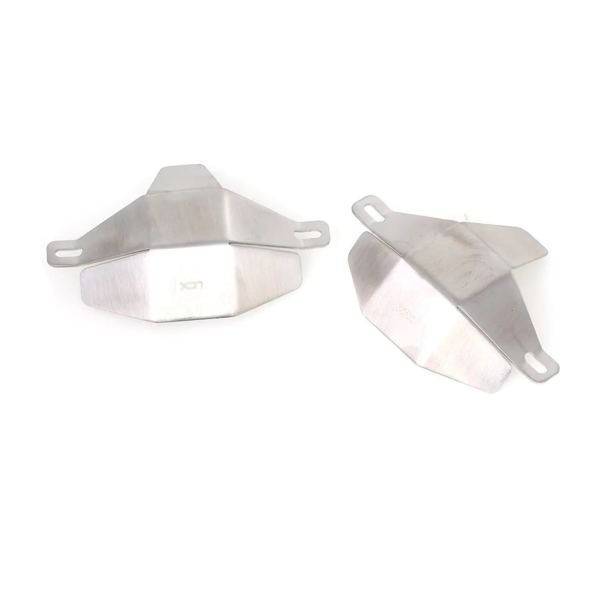 LCX Racing 1/8 RC Crawler Stainless Steel Front Rear Axle Guard Chassis Armor for Axial AXP8 Gilamon Upgrades Parts Accessories