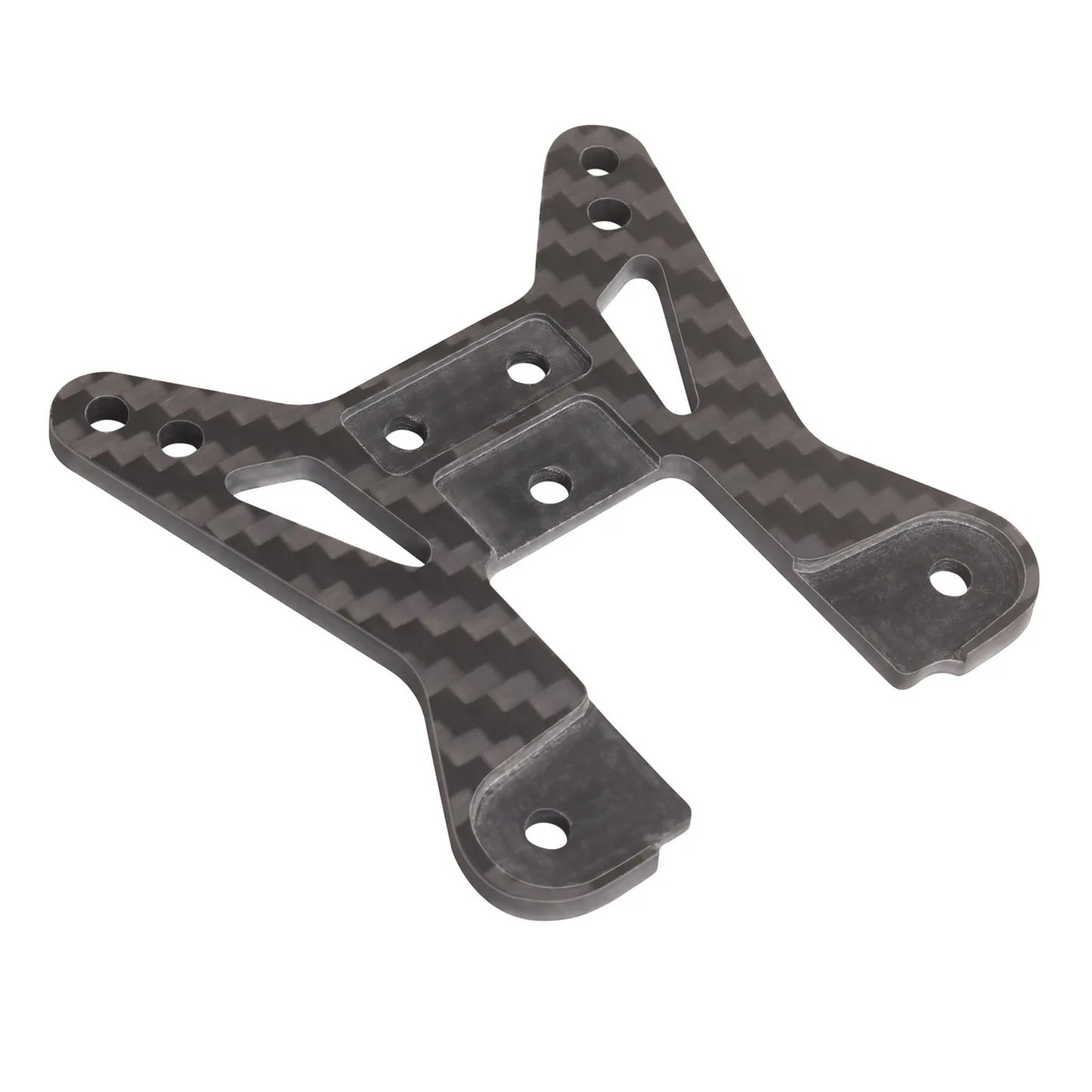 LCX Racing 1/10 RC Truck Car Carbon Fiber Rear Shock Tower Damper Stay for Tamiya The Bigwig 2017 Upgrades Parts Accessories