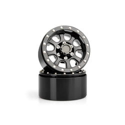 LCX Racing 1/10 RC Crawler Car Aluminum Beadlock 2.2