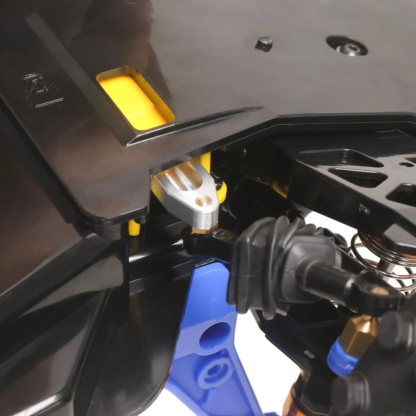 LCX Racing 1/10 RC Truck Car Aluminum Steering Bridge Servo Set for Tamiya The Bigwig 2017 Upgrades Parts Accessories