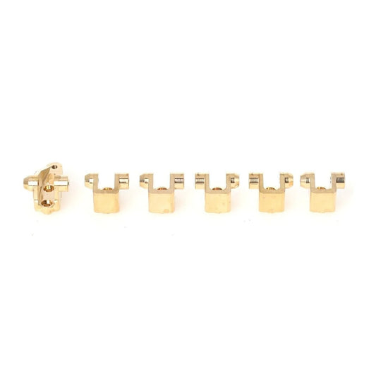 LCX Racing 1/10 RC Crawler Brass Axle Mount Suspension Link Mount Set Upgrades Parts Accessories for Traxxas TRX4 TRX6