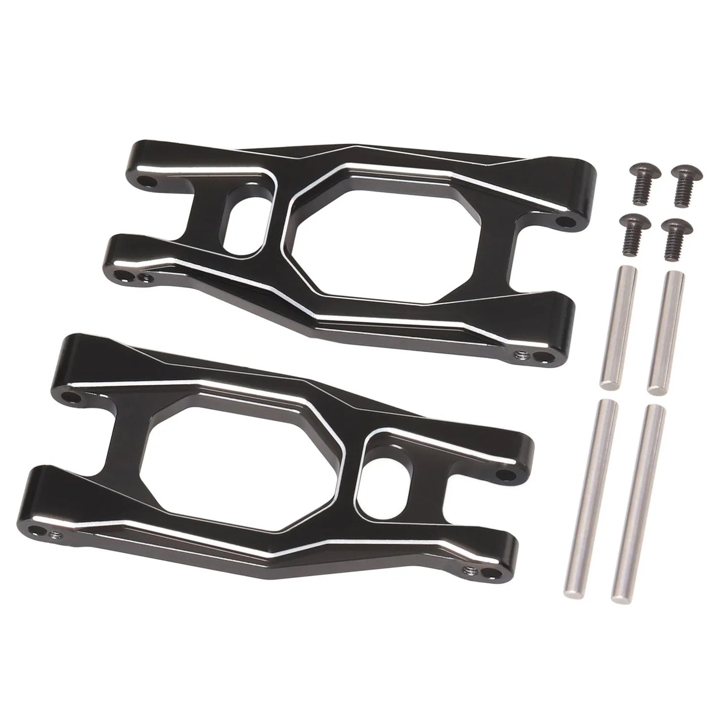 LCX Racing 1/10 RC Truck  Aluminum Front Rear Suspension Arms for Tamiya DT-04 Fighter NXGEN Upgrades Parts Accessories