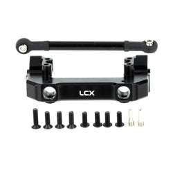 LCX Racing 1/10 RC Crawler CNC Aluminum Front Bumper Mount Servo Mount for Axial SCX10 III Upgrades Parts Accessories