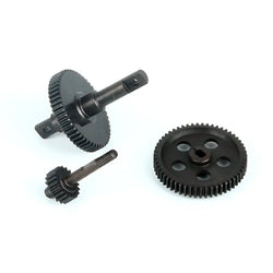 LCX Racing 1/24 RC Crawler Car Hard Steel Transmission Gear Set Gearbox Gear for Axial SCX24 AX24 Upgrades Parts Accessories