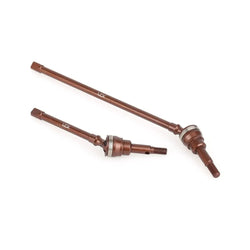 LCX Racing 1/10 RC Crawler Car Hard Steel AR14B Front Axle CVD Drive Shaft Set for Axial RBX10 Upgrades Parts Accessories