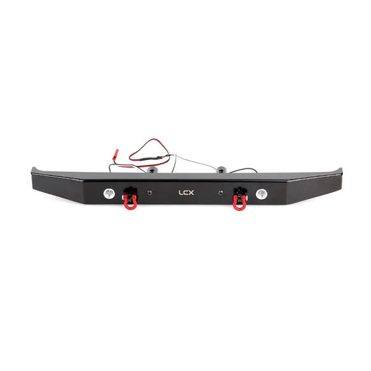 LCX Racing 1/6 RC Crawler CNC HD Metal Rear Bumper for Axial SCX6 Upgrades Parts Accessories
