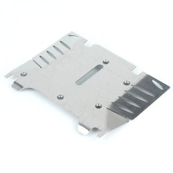 LCX Racing 1/10 RC Crawler Stainless Steel Skid Plate Guard Chassis Armor for Axial RBX10 RYFT Upgrades Parts Accessories