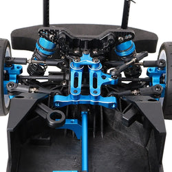 LCX Racing 1/10 RC Truck Aluminum Front Steering Set Steering Arm for Tamiya XV-02 PRO Upgrades Parts Accessories