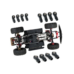 LCX Racing 1/10 RC Crawler Nylon Rod Ends Set 10pcs M4 for TRX4 TRX6 SCX10 II III UTB10 Upgrades Parts Accessories