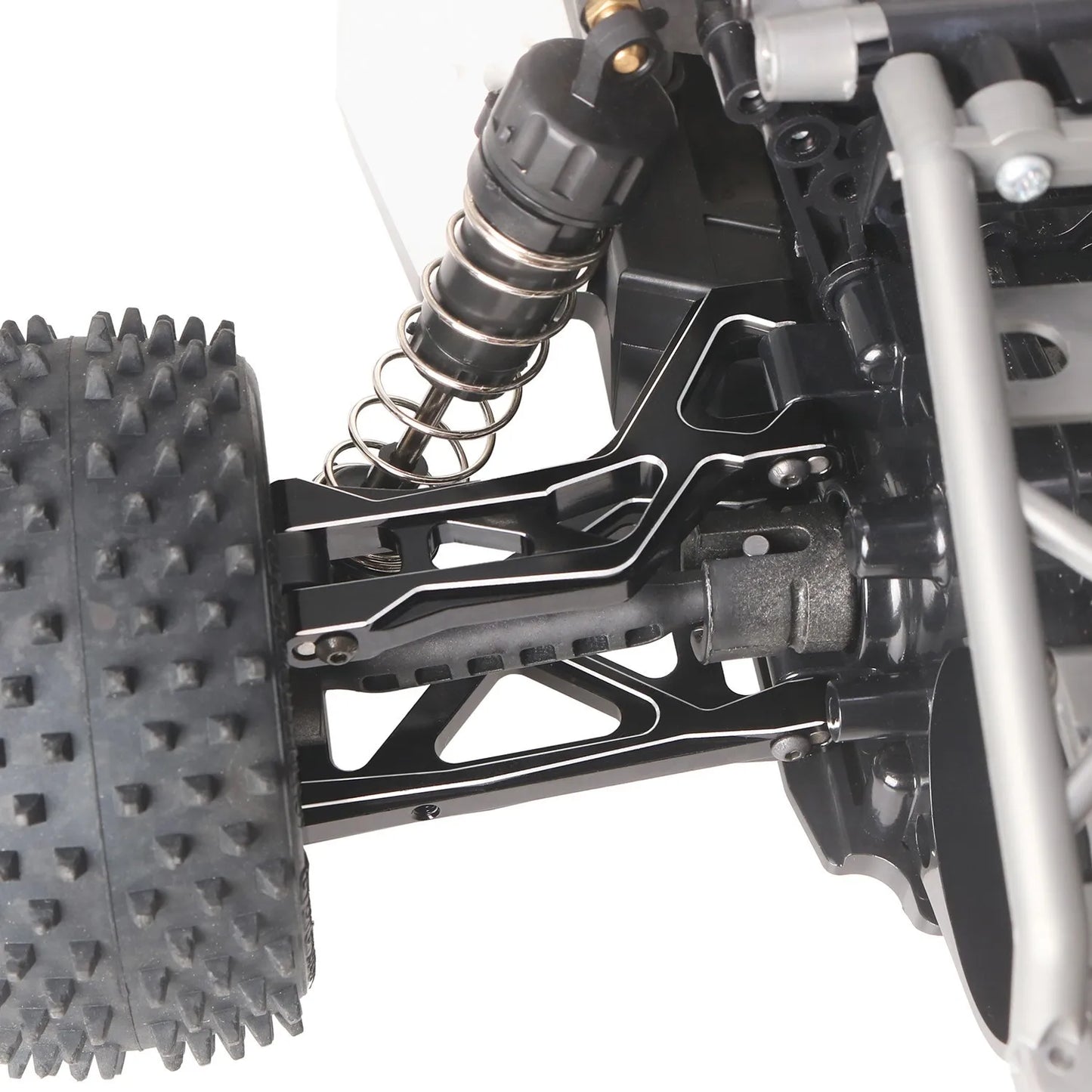 LCX Racing 1/10 RC Truck  Aluminum Front Rear Suspension Arms for Tamiya DT-04 Fighter NXGEN Upgrades Parts Accessories