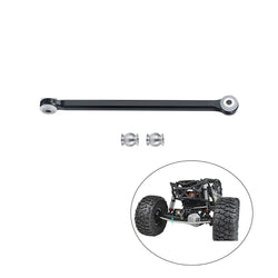 LCX Racing 1/10 RC Crawler CNC Aluminum Front Axle Servo Link Steering Link Upgrades Parts Accessories for Axial RBX10 RYFT