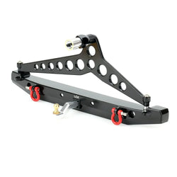 LCX Racing 1/10 RC Crawler Aluminum Rear Bumper Set for Traxxas TRX4 TRX6 SCX10 II III D90 Gen8 Gen9 Upgrades Parts Accessories