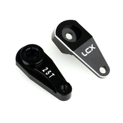 LCX Racing 1/10 RC Crawler Aluminum Servo Arm Servo Horn 23T 25T for Axial RBX10 RYFT Upgrades Parts Accessories