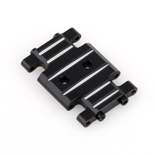 LCX Racing 1/24 RC Crawler Aluminum Skid Plate Transmission Mount for Axial AX24 XC-1 Upgrades Parts Accessories