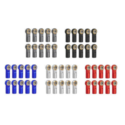 LCX Racing 1/10 RC Crawler Aluminum Link Rod Ends M4 Upgrades Pats Accessories for Traxxas TRX4 TRX6 Axial SCX10 II III PRO