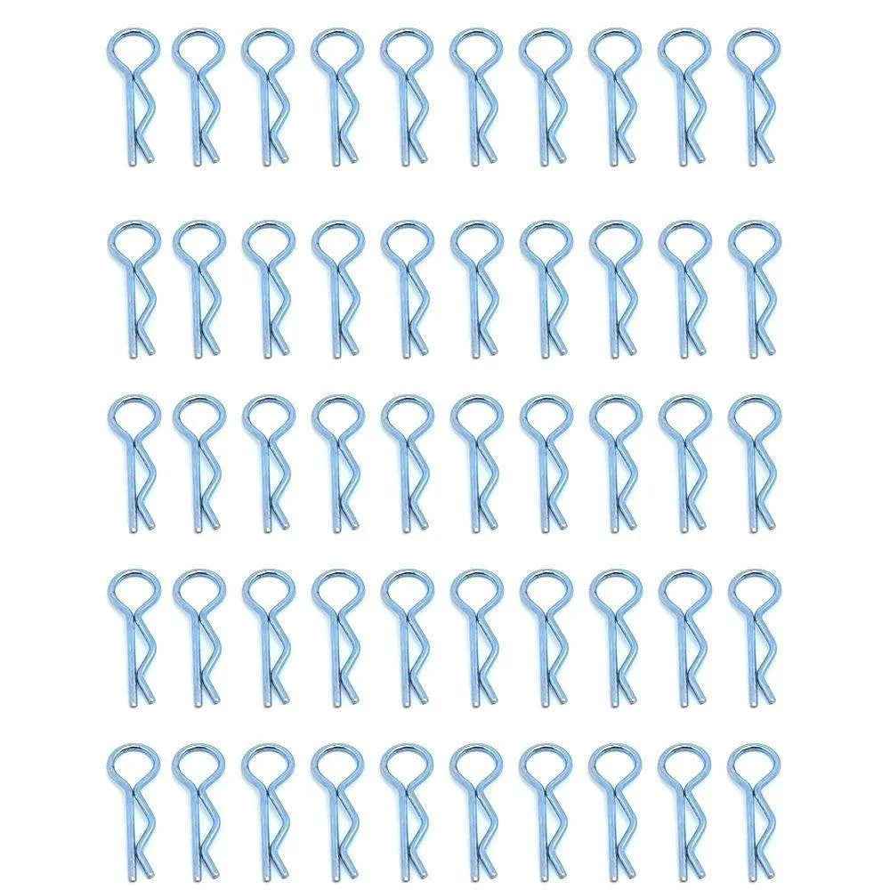 LCX Racing Stainless Steel RC Body Clips 24mm for 1/10 1/12 RC Truck Car Upgrades Parts Accessories