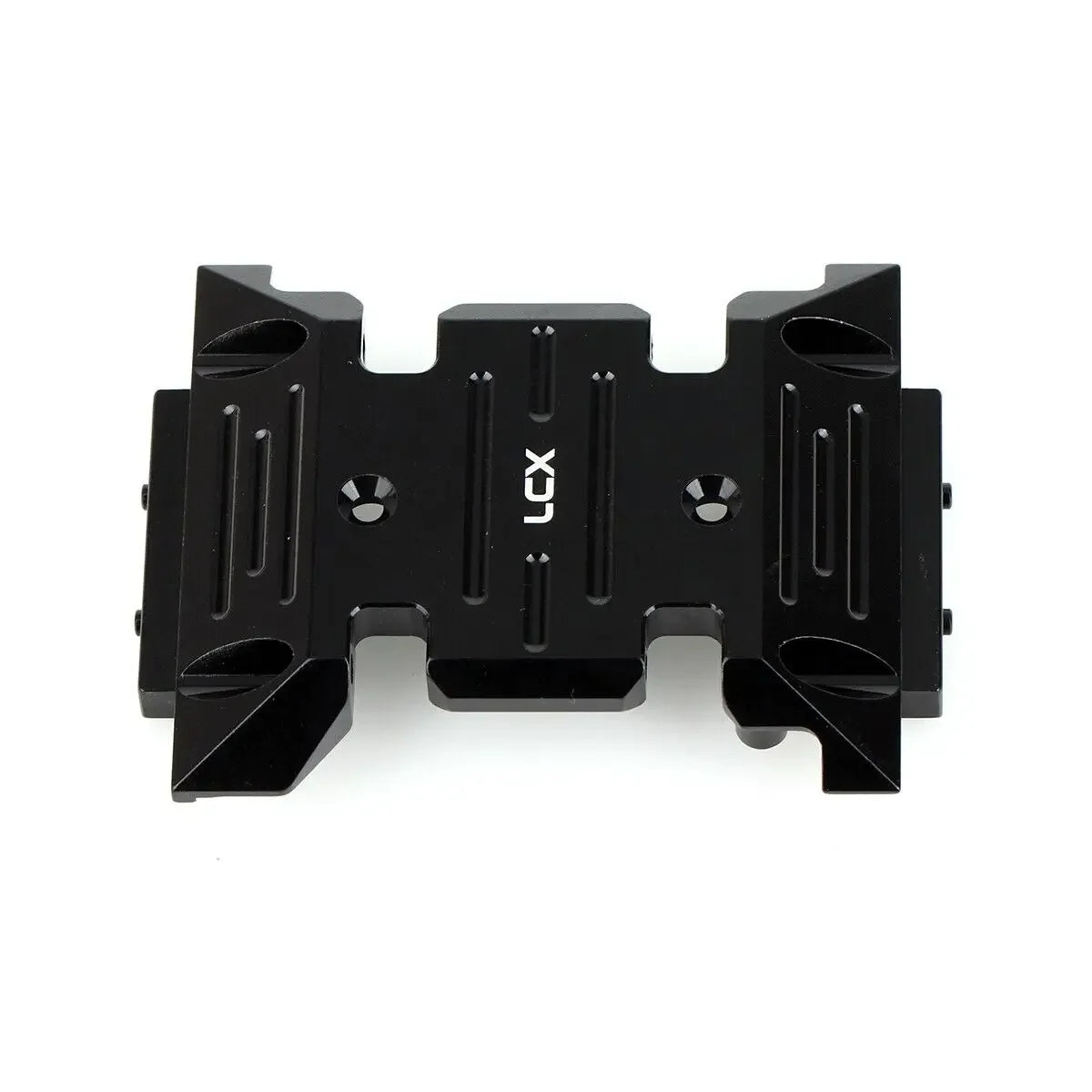 LCX Racing 1/10 RC Crawler Car Aluminum Center Skid Plate Transmission Mount for Axial SCX10 III Upgrades Parts Accessories