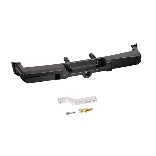 LCX Racing 1/10 RC Crawler Car CNC Aluminum Rear Bumper for RC Truck Axial SCX10 III Upgrades Parts Accessories