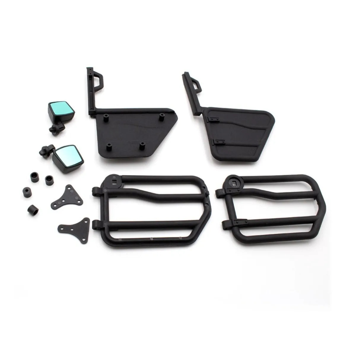 LCX Racing 1/10 RC Crawler Car DIY Nylon Car Doors for Axial SCX10 II 90046 90047 Body Upgrades Parts Accessories