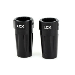 LCX Racing 1/10 RC Crawler Aluminum AR60 OCP Rear Straight Axle Adapters for Axial Wraith RR10 SMT10 Upgrades Parts Accessories