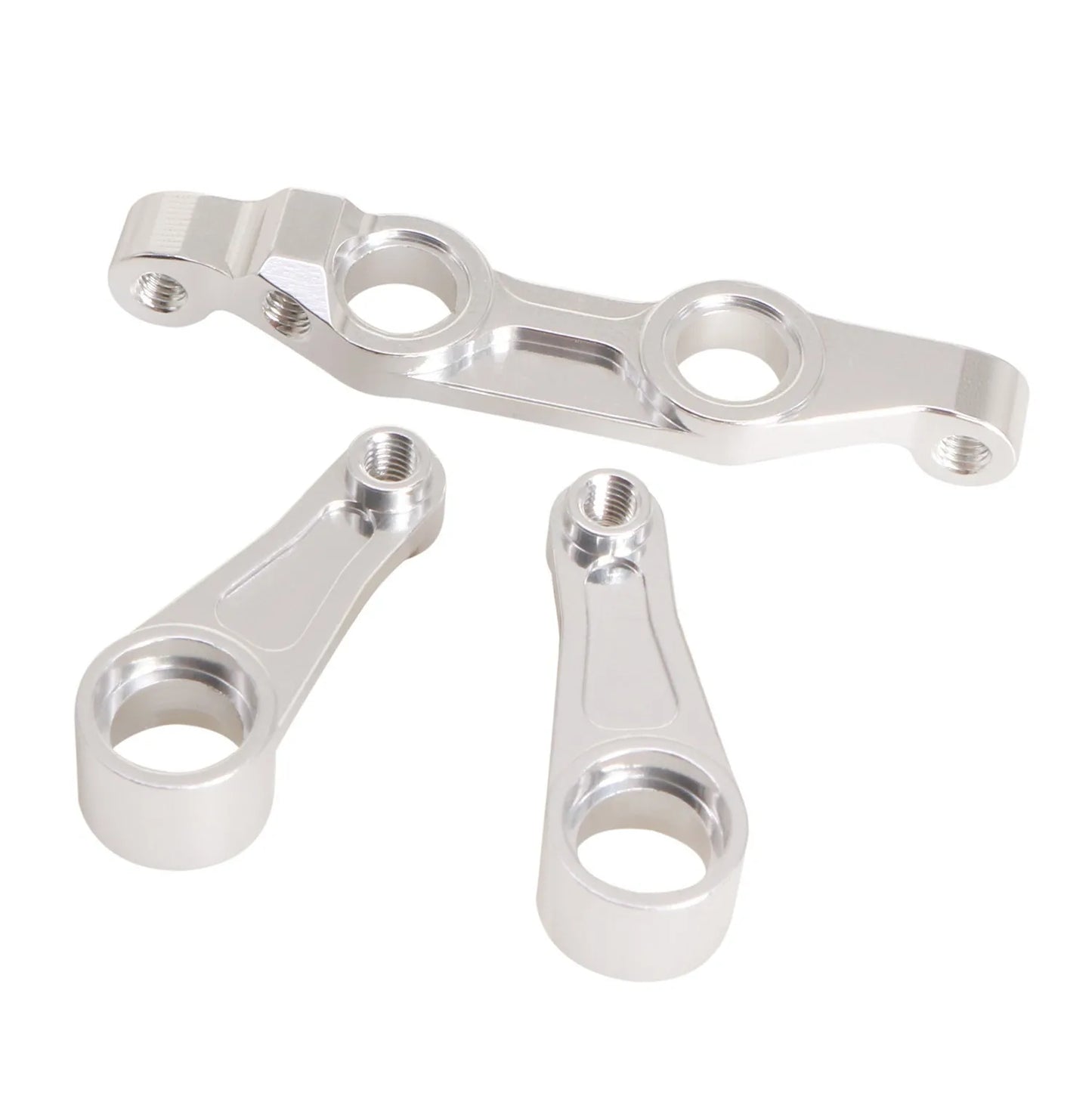 LCX Racing 1/10 RC Truck Front Steering Arm Set Bridge for Tamiya Hornet EVO Grasshopper Upgrades Parts Accessories