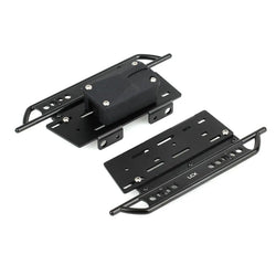 LCX Racing 1/10 RC Crawler Aluminum Rock Sliders Side Step Running Board for Axial SCX10 II 90046 90047 Upgrades Accessories