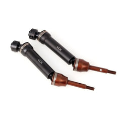 LCX Racing 1/10 RC Crawler Hard Steel Rear Outer Drive Shafts for Traxxas Drag Slash 1967 C10 Upgrades Parts Accessories