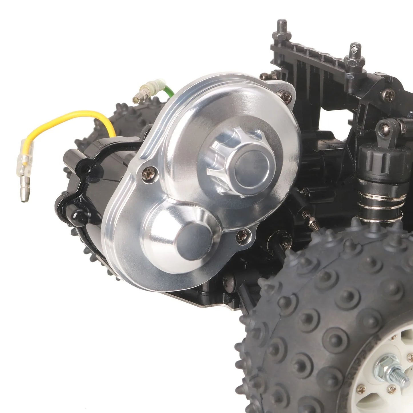 LCX Racing 1/10 Aluminum Transmission Spur Gear Cover for Tamiya DT-04 Hornet EVO Grasshopper Upgrades Parts Accessories