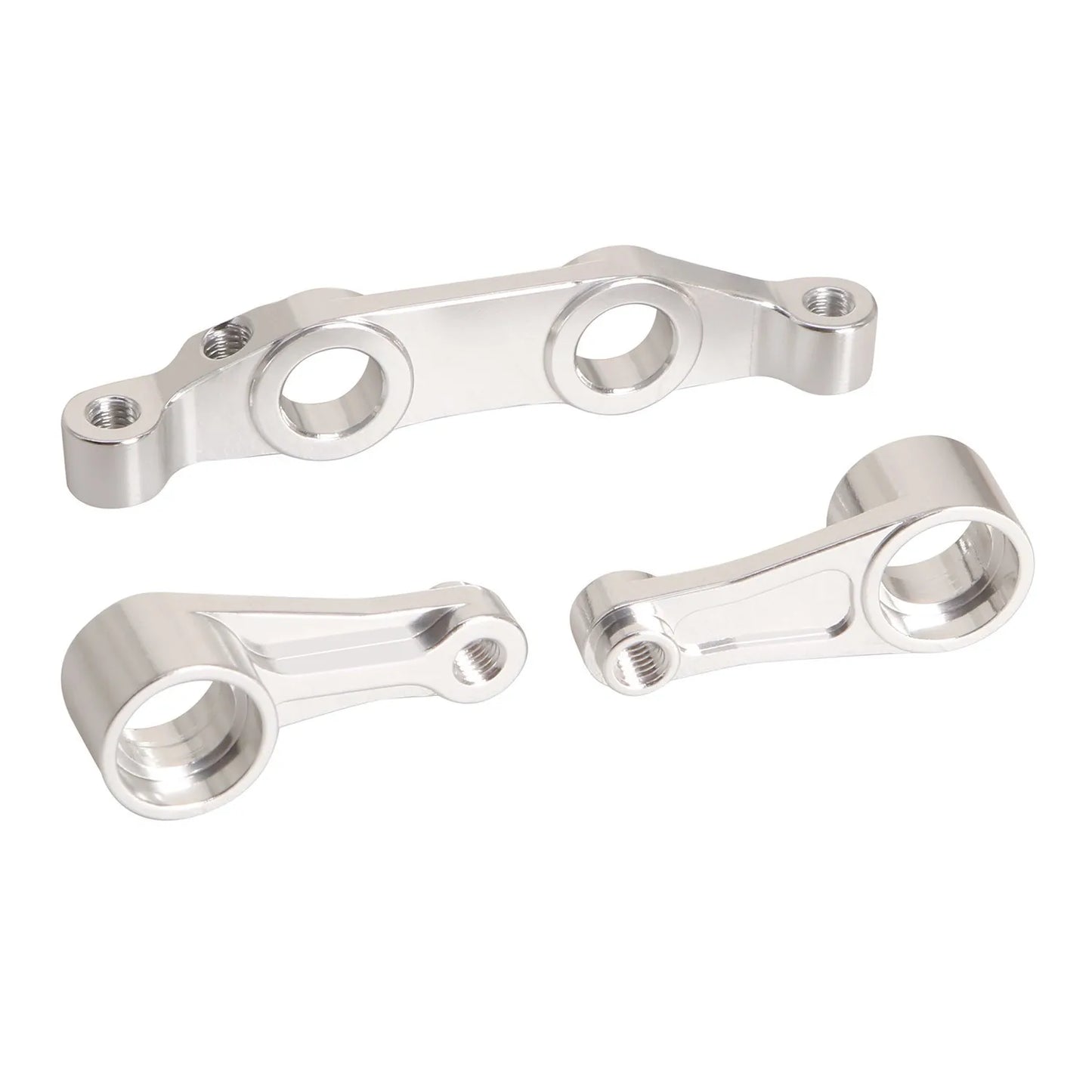 LCX Racing 1/10 RC Truck Front Steering Arm Set Bridge for Tamiya Hornet EVO Grasshopper Upgrades Parts Accessories