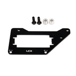 LCX Racing 1/10 RC Crawler CNC Aluminum Front Axle Servo Mount for Axial SCX10 PRO Upgrades Parts Accessories