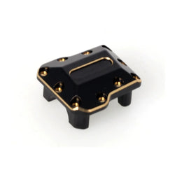 LCX Racing 1/18 RC Crawler CNC Brass Front Rear Axle Differential Cover Upgrades Parts Accessories for Traxxas TRX4M