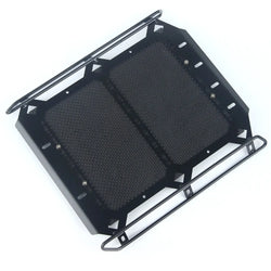 LCX Racing 1/10 RC Crawler Car Metal w/Carbon Fibre Luggage Tray Roof Rack for Traxxas TRX6 TRX4 Upgrades Parts Accessories