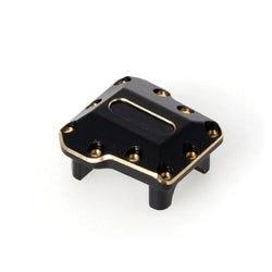 LCX Racing 1/18 RC Crawler CNC Brass Front Rear Axle Differential Cover Upgrades Parts Accessories for Traxxas TRX4M