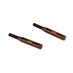 LCX Racing 1/10 RC Crawler Car Hard Steel Portal Stub Axle Drive Shaft for Traxxas TRX4 TRX6 Upgrades Parts Accessories
