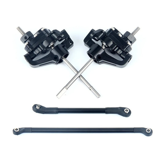 LCX Racing 1/10 RC Crawler Aluminum AR44 Front Axle Portal Axle for Axial SCX10 II 90046 90047 Upgrades Parts Accessories