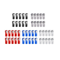 LCX Racing 1/24 RC Crawler Aluminum Link Rod Ends M2 Upgrades Parts Accessories for Axial SCX24 AX24 FMS18