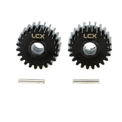 LCX Racing 1/10 RC Crawler Hard Steel Portal Drive Gear Set 32P 23T for Traxxas TRX4 TRX6 Upgrades Parts Accessories