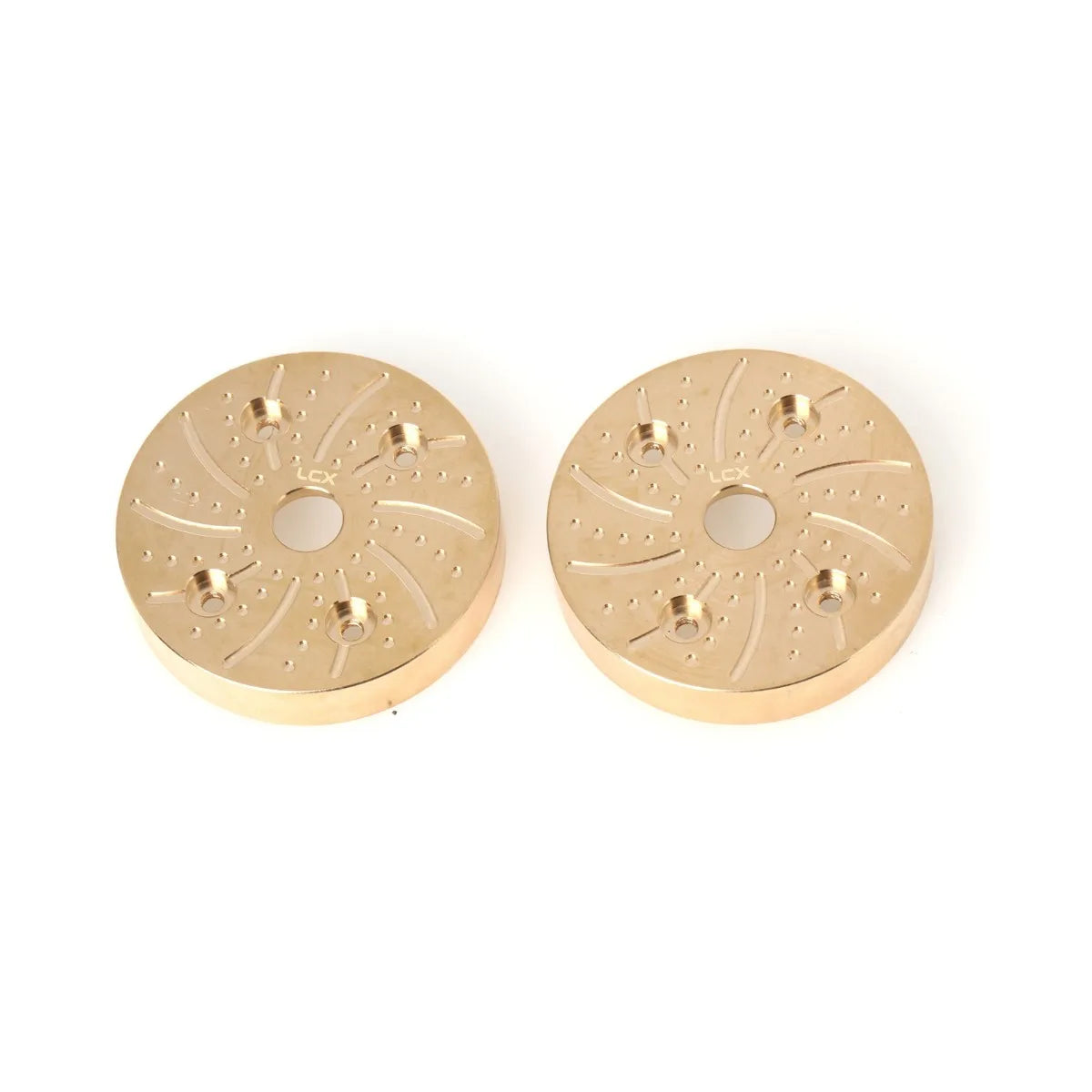 LCX Racing 1/8 RC Car AF16P Portal Axle Brass Cover Plates Axle Cap Counterweight for Axial AXP8 Gilamon, Upgrades Accessories