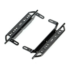 LCX Racing 1/10 RC Crawler Car Aluminum Rock Sliders Side Step Running Foot Plate for Traxxas TRX4 Upgrades Parts Accessories