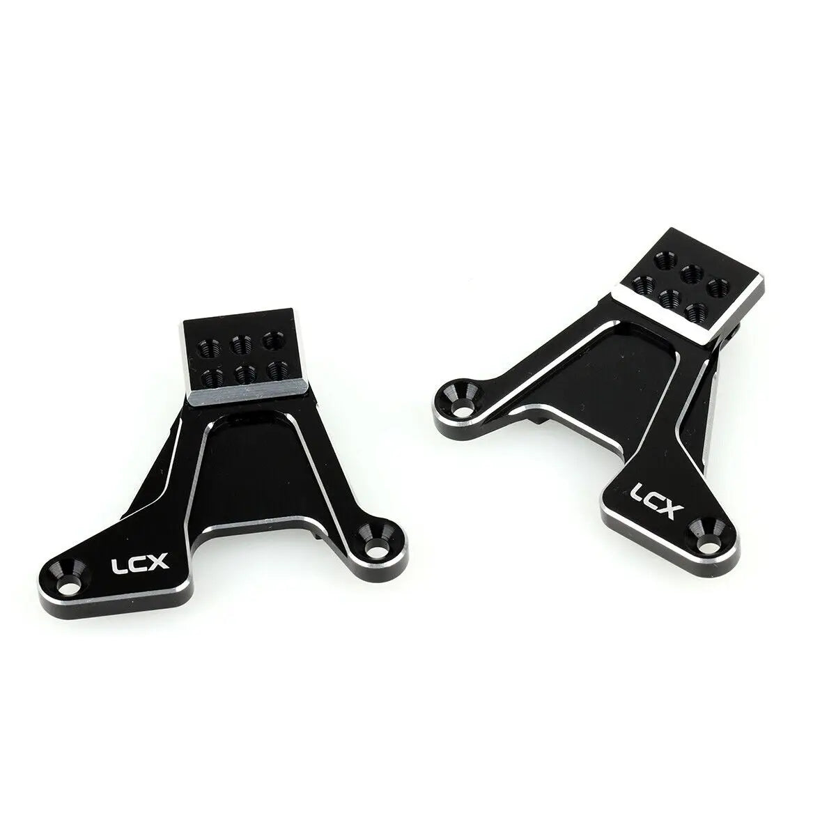 LCX Racing 1/10 RC Crawler Aluminum Rear Shock Towers Suspension Shock Mount for Traxxas TRX4 Upgrades Parts Accessories
