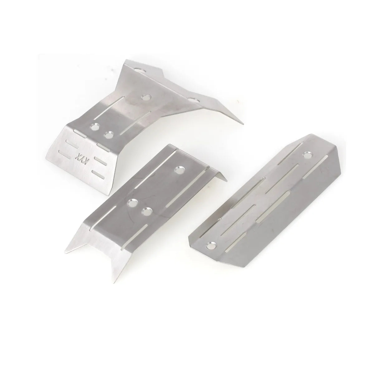 LCX Racing 1/16 RC Truck Stainless Steel Skid Plate Guard Chassis Armor for Traxxas Mini Maxx Mini XRT Upgrades Part Accessories