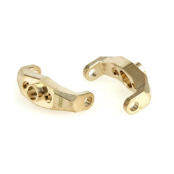 LCX Racing 1/18 RC Crawler Brass Portal Drive Caster Blocks C Hub Carrier for Traxxas TRX4M Upgrades Parts Accessories
