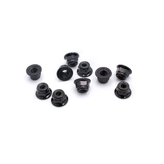 LCX Racing 1/10 RC Truck Hard Steel 10PCS M4 Screw Nut Hex for RC Crewler Car Upgrades Parts Accessories