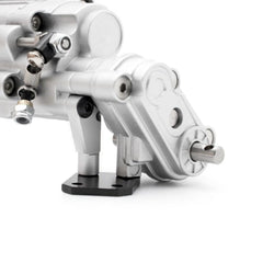 LCX Racing 1/10 RC Crawler Car Aluminum Transmission Mount for Axial SCX10 II 90046 90047 Upgrades Parts Accessories