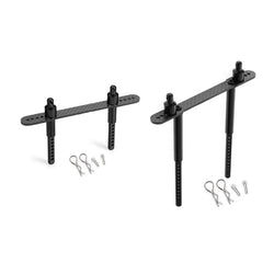 LCX Racing 1/10 RC Crawler Aluminum Front Rear Body Post Upgrades Parts Accessories for Axial SCX10 II 90046 90047