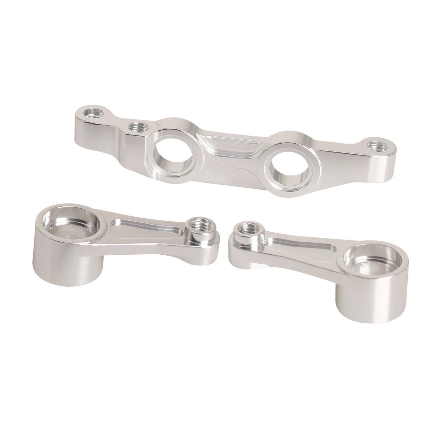 LCX Racing 1/10 RC Truck Front Steering Arm Set Bridge for Tamiya Hornet EVO Grasshopper Upgrades Parts Accessories