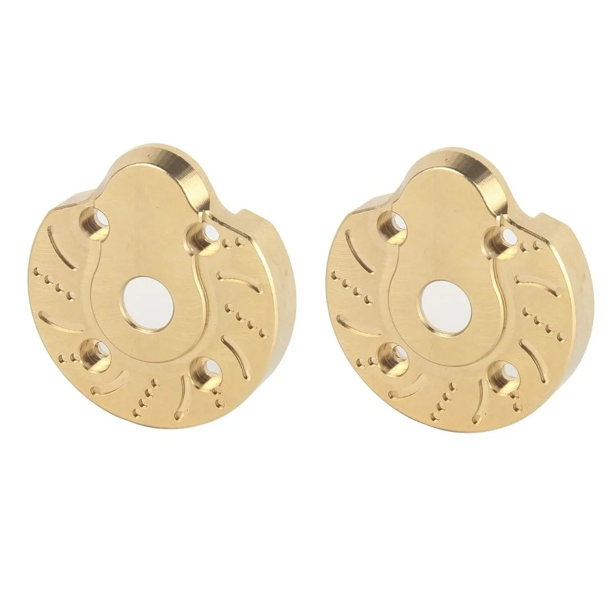 LCX Racing 1/10 RC Crawler Brass AR45P Currie F9 Portal Axle Caps Cover for Axial UTB10 SCX10 PRO SCX10 III Upgrades Accessories
